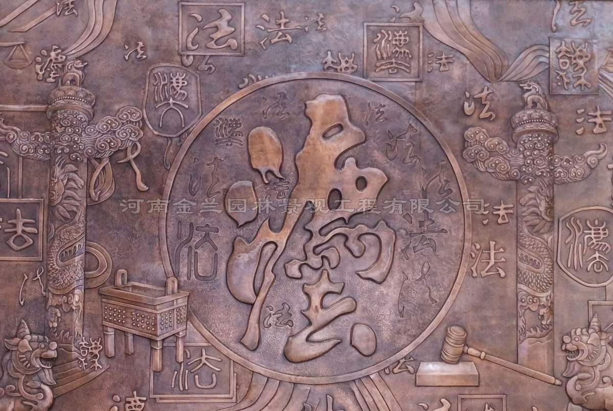 法院雕塑文化墻如何設計建設？ 法